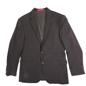 Awearness Kenneth Cole Awear-Tech‎ Black Extreme Slim Fit Wool Blazer 40 Regular